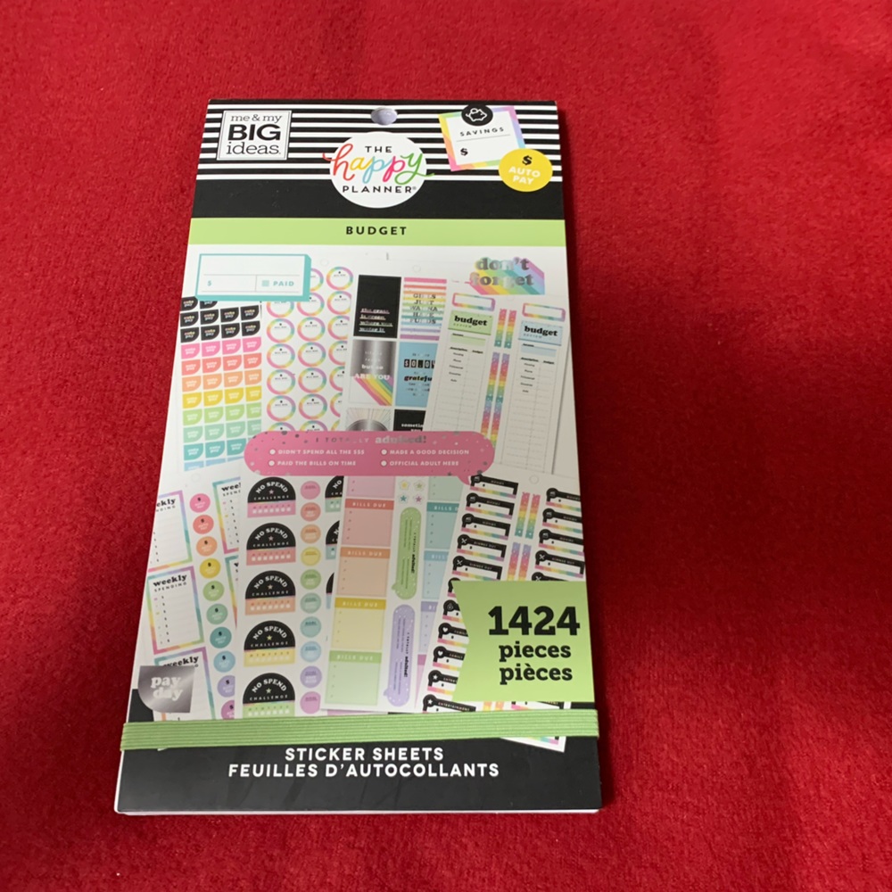 Happy Planner Stickers- Budget